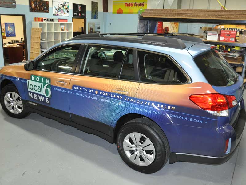 KOIN Channel 6 News Car